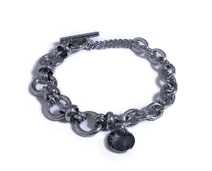Sun silver chain bracelet